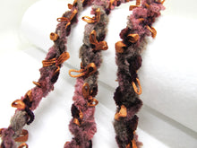 画像をギャラリービューアに読み込む, 5/8 Inch Purple Gray Furry Braided Trim|Chenille Trim|Twisted Trim|Clothing Sewing Edging Supplies|Decorative Embellishment