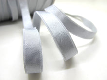 Load image into Gallery viewer, CLEARANCE|8 Yards 3/8 Inch Silver Gray Picot Edge Decorative Pattern Lingerie Headband Elastic|Skinny Narrow Stretch Lace|Bra Strap[EL223]
