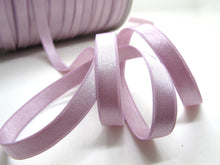 画像をギャラリービューアに読み込む, CLEARANCE|8 Yards 3/8 Inch Purple Satin Plush Back Decorative Pattern Lingerie Headband Elastic|Skinny Narrow Stretch Lace|Bra Strap[ELD321]