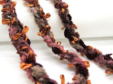 Charger l&#39;image dans la galerie, 5/8 Inch Purple Gray Furry Braided Trim|Chenille Trim|Twisted Trim|Clothing Sewing Edging Supplies|Decorative Embellishment