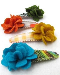 10 Pieces Handsewn Mini Acrylic Felt Flower Supply|Craft Material|DIY Decoration