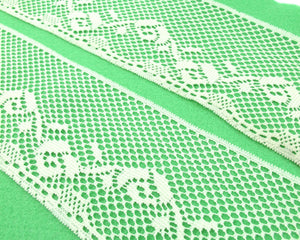 CLEARANCE! 3 Yards 3 1/8 Inches Ivory Lace Trim|Floral Ribbon Trim|Hollow Trim|Scrapbooking|Sewing Craft Supplies DIY|Embellishment|Flower