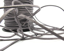 Load image into Gallery viewer, 5 Yards 2.5mm Faux Suede Leather Cord|Dark Grey|Faux Leather String Jewelry Findings|Microfiber Craft Supplies