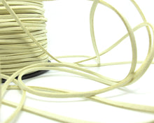 Charger l&#39;image dans la galerie, 5 Yards 2.5mm Faux Suede Leather Cord|Beige|Ivory||Faux Leather String Jewelry Findings|Microfiber Craft Supplies