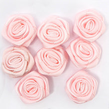 Charger l&#39;image dans la galerie, 15 Pieces 1 Inch Satin Ribbon|Rose Flowers|Craft Supplies|Doll Boutique|Hair Accessory Material|Bow|Decoration|Carnation|JPL03