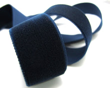 Load image into Gallery viewer, 24mm Navy Velvet Ribbon|Soft Velvet Trim|Embellishment|Sewing Supplies|Decorative Trim|Headband Accessories
