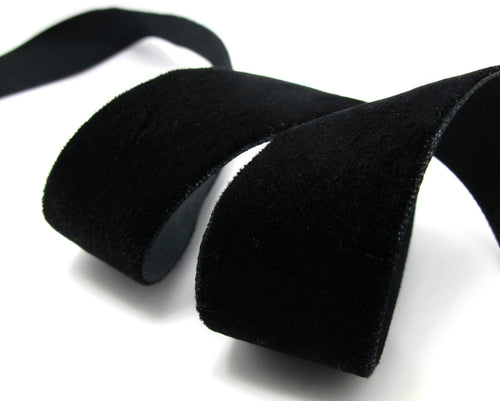 2 Inches Swiss Black Velvet Ribbon|Single Sided|Soft Velvet Trim|Embellishment|Sewing Supplies|Decorative Trim|Headband Accessories