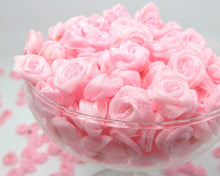 画像をギャラリービューアに読み込む, 30 Pieces Chiffon Rose Flower Buds|Baby Pink|Flower Applique|Fabric Flower|Baby Doll|Craft Bow|Accessories Making