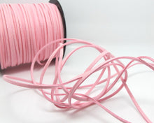 Load image into Gallery viewer, 5 Yards 2.5mm Faux Suede Leather Cord|Pink|Faux Leather String Jewelry Findings|Microfiber Craft Supplies