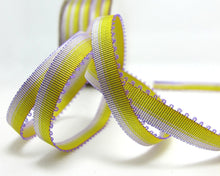 Charger l&#39;image dans la galerie, 10 Yards 8mm or 10mm Picot Ombre Ribbon Trim|Yellow Narrow|Polyester|Picot Edge|Doll Trim|Embellishment|Bow Flower Supplies