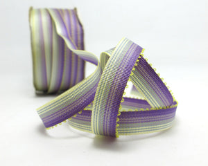 10 Yards 3/8 Inch (10mm) Picot Ombre Ribbon Trim|Purple Narrow|Polyester|Picot Edge|Doll Trim|Embellishment|Bow Flower Supplies