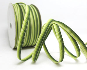 10 Yards 3/16 Inch (5mm) Ombre Ribbon Trim|Dark Green Narrow|Polyester|Doll Trim|Embellishment|Bow Flower Supplies
