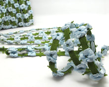 Load image into Gallery viewer, 2 Yards Blue Beanie Shape Color Woven Rococo Ribbon Trim|Decorative Floral Ribbon|Scrapbook Materials|Decor|Craft Supplies