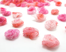 画像をギャラリービューアに読み込む, 30 Pieces Chiffon Rose Flower Buds|Mix Pink Ombre|Flower Applique|Fabric Flower|Baby Doll|Craft Bow|Accessories Making