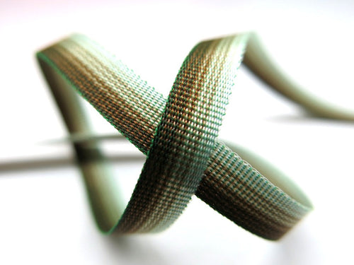 10 Yards 6mm or 10mm Ombre Ribbon Trim|Brown Green Narrow|Polyester|Doll Trim|Embellishment|Bow Flower Supplies