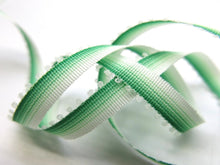 Charger l&#39;image dans la galerie, 10 Yards 6mm Ombre Ribbon Trim|Picot Edge|Green Narrow|Polyester|Doll Trim|Embellishment|Bow Flower Supplies