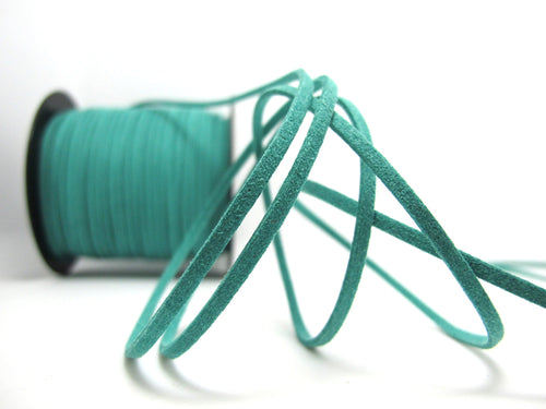 5 Yards 2.5mm Faux Suede Leather Cord|Teal|Faux Leather String Jewelry Findings|Microfiber Craft Supplies